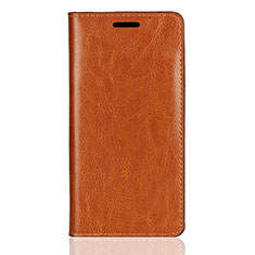 Coque Portefeuille Livre Cuir Etui Clapet L01 pour Sony Xperia XZ2 Compact Orange