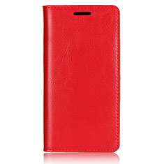 Coque Portefeuille Livre Cuir Etui Clapet L01 pour Sony Xperia XZ2 Compact Rouge