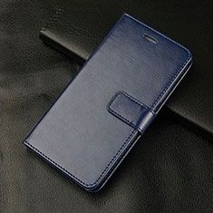Coque Portefeuille Livre Cuir Etui Clapet L01 pour Vivo X50 Lite Bleu