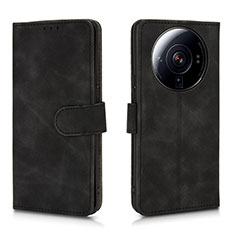Coque Portefeuille Livre Cuir Etui Clapet L01 pour Xiaomi Mi 12 Ultra 5G Noir