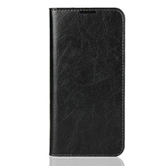 Coque Portefeuille Livre Cuir Etui Clapet L01 pour Xiaomi Mi 9 Noir