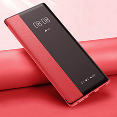 Coque Portefeuille Livre Cuir Etui Clapet L01 pour Xiaomi Poco C55 Rouge