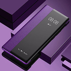 Coque Portefeuille Livre Cuir Etui Clapet L01 pour Xiaomi Redmi 12C 4G Violet