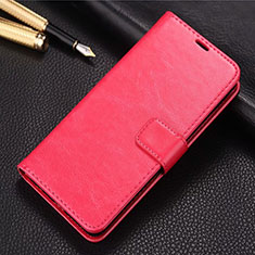 Coque Portefeuille Livre Cuir Etui Clapet L01 pour Xiaomi Redmi 8 Rouge