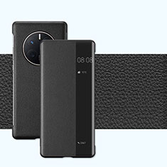 Coque Portefeuille Livre Cuir Etui Clapet L01F pour Huawei Mate 50 Pro Noir