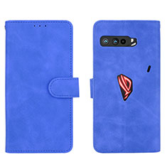 Coque Portefeuille Livre Cuir Etui Clapet L01Z pour Asus ROG Phone 3 Strix ZS661KS Bleu