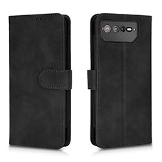 Coque Portefeuille Livre Cuir Etui Clapet L01Z pour Asus ROG Phone 6 Pro Noir