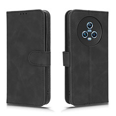 Coque Portefeuille Livre Cuir Etui Clapet L01Z pour Huawei Honor Magic5 5G Noir