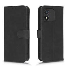Coque Portefeuille Livre Cuir Etui Clapet L01Z pour Huawei Honor X5 Noir