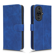 Coque Portefeuille Livre Cuir Etui Clapet L01Z pour Huawei Nova 11 Ultra Bleu