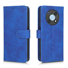 Coque Portefeuille Livre Cuir Etui Clapet L01Z pour Huawei Nova Y90 Bleu