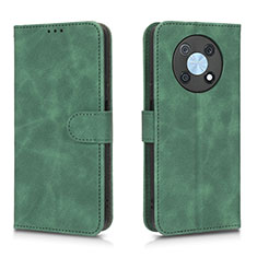Coque Portefeuille Livre Cuir Etui Clapet L01Z pour Huawei Nova Y90 Vert