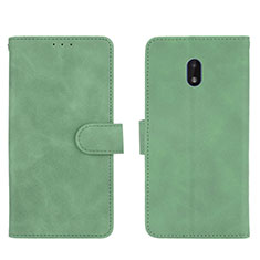 Coque Portefeuille Livre Cuir Etui Clapet L01Z pour Nokia C01 Plus Vert