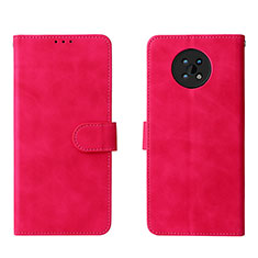 Coque Portefeuille Livre Cuir Etui Clapet L01Z pour Nokia G50 5G Rose Rouge