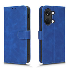 Coque Portefeuille Livre Cuir Etui Clapet L01Z pour OnePlus Nord 3 5G Bleu