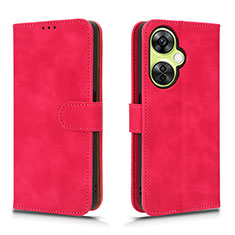Coque Portefeuille Livre Cuir Etui Clapet L01Z pour OnePlus Nord N30 5G Rose Rouge