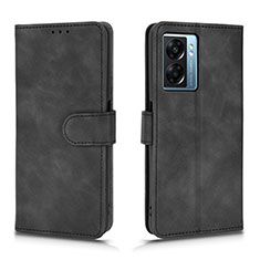 Coque Portefeuille Livre Cuir Etui Clapet L01Z pour OnePlus Nord N300 5G Noir