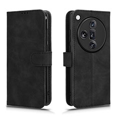 Coque Portefeuille Livre Cuir Etui Clapet L01Z pour Oppo Find X7 Ultra 5G Noir
