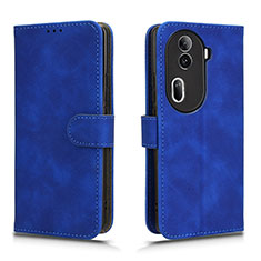 Coque Portefeuille Livre Cuir Etui Clapet L01Z pour Oppo Reno11 Pro 5G Bleu