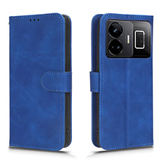 Coque Portefeuille Livre Cuir Etui Clapet L01Z pour Realme GT Neo5 5G Bleu