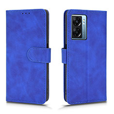 Coque Portefeuille Livre Cuir Etui Clapet L01Z pour Realme Narzo 50 5G Bleu