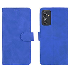 Coque Portefeuille Livre Cuir Etui Clapet L01Z pour Samsung Galaxy A05s Bleu