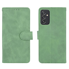 Coque Portefeuille Livre Cuir Etui Clapet L01Z pour Samsung Galaxy A05s Vert
