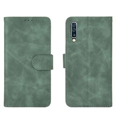 Coque Portefeuille Livre Cuir Etui Clapet L01Z pour Samsung Galaxy A30S Vert