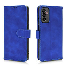 Coque Portefeuille Livre Cuir Etui Clapet L01Z pour Samsung Galaxy M13 4G Bleu