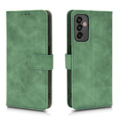 Coque Portefeuille Livre Cuir Etui Clapet L01Z pour Samsung Galaxy M13 4G Vert