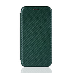 Coque Portefeuille Livre Cuir Etui Clapet L01Z pour Samsung Galaxy M21s Vert