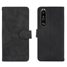 Coque Portefeuille Livre Cuir Etui Clapet L01Z pour Sony Xperia 1 III Noir