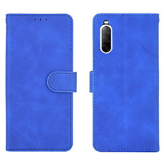 Coque Portefeuille Livre Cuir Etui Clapet L01Z pour Sony Xperia 10 II Bleu