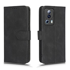 Coque Portefeuille Livre Cuir Etui Clapet L01Z pour Xiaomi Mi 12 Lite NE 5G Noir