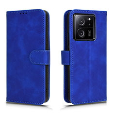 Coque Portefeuille Livre Cuir Etui Clapet L01Z pour Xiaomi Mi 13T 5G Bleu