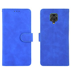 Coque Portefeuille Livre Cuir Etui Clapet L01Z pour Xiaomi Poco M2 Pro Bleu