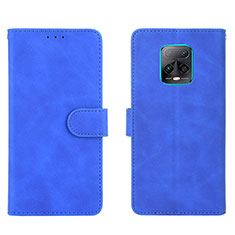 Coque Portefeuille Livre Cuir Etui Clapet L01Z pour Xiaomi Redmi 10X 5G Bleu