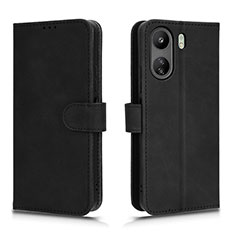 Coque Portefeuille Livre Cuir Etui Clapet L01Z pour Xiaomi Redmi 13C Noir