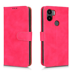 Coque Portefeuille Livre Cuir Etui Clapet L01Z pour Xiaomi Redmi A1 Plus Rose Rouge