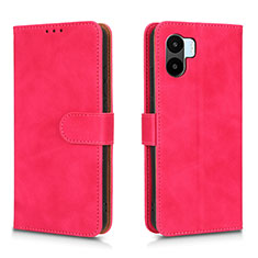 Coque Portefeuille Livre Cuir Etui Clapet L01Z pour Xiaomi Redmi A1 Rose Rouge