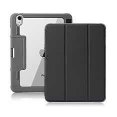 Coque Portefeuille Livre Cuir Etui Clapet L02 pour Apple iPad Air 10.9 (2020) Noir