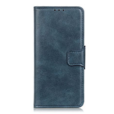 Coque Portefeuille Livre Cuir Etui Clapet L02 pour Apple iPhone 12 Bleu