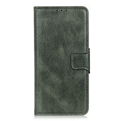 Coque Portefeuille Livre Cuir Etui Clapet L02 pour Apple iPhone 12 Mini Vert