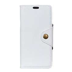 Coque Portefeuille Livre Cuir Etui Clapet L02 pour Asus ZenFone Live L1 ZA551KL Blanc
