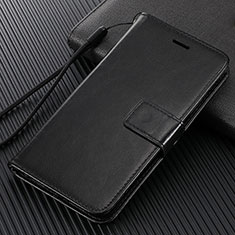 Coque Portefeuille Livre Cuir Etui Clapet L02 pour Huawei Enjoy 10e Noir