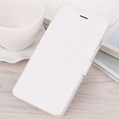 Coque Portefeuille Livre Cuir Etui Clapet L02 pour Huawei Mate 20 Lite Blanc