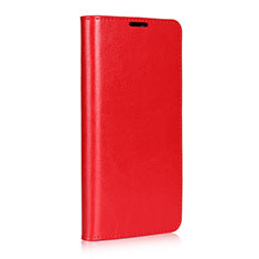 Coque Portefeuille Livre Cuir Etui Clapet L02 pour Huawei Mate 20 Rouge