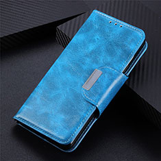 Coque Portefeuille Livre Cuir Etui Clapet L02 pour Huawei Mate 40E 4G Bleu Ciel