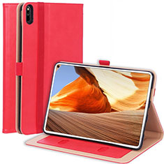 Coque Portefeuille Livre Cuir Etui Clapet L02 pour Huawei MatePad Pro Rouge