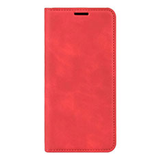 Coque Portefeuille Livre Cuir Etui Clapet L02 pour Huawei P40 Pro Rouge